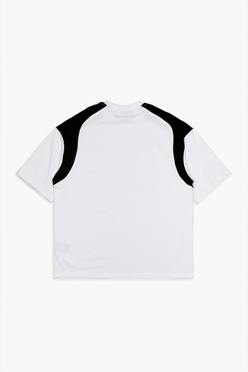 Men's Premium White Tee: Jersey Style
