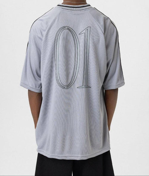 Men's Premium Gray Tee: Jersey Style V2