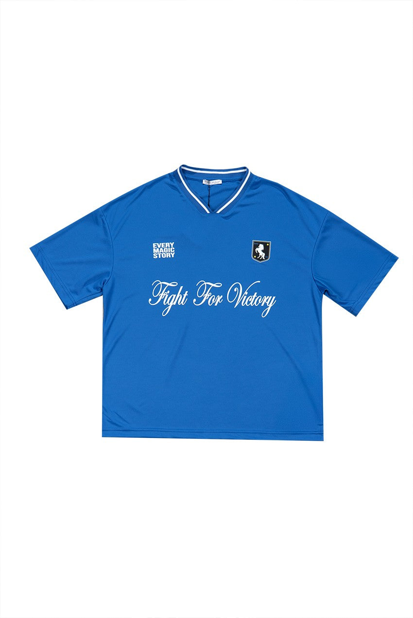 Men's Premium Blue Tee: Jersey Style V3